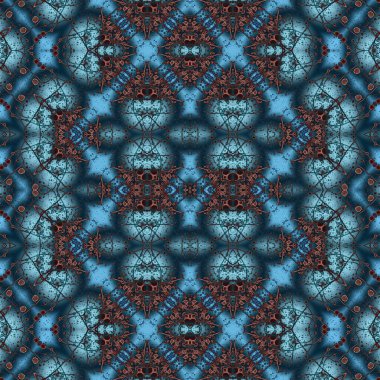 Kusursuz retro desen. Kusursuz sanat dokusu. Örülmüş halı