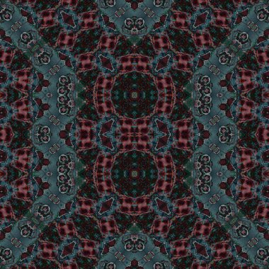 Kusursuz desen. Kusursuz bir doku. Soyut sonsuz desen. kaleydoskop