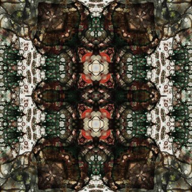 Kusursuz desen. Kusursuz bir doku. Soyut sonsuz desen. kaleydoskop