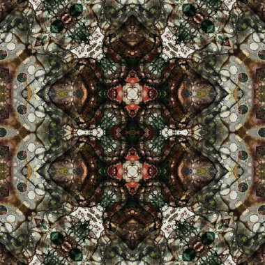 Kusursuz desen. Kusursuz bir doku. Soyut sonsuz desen. kaleydoskop