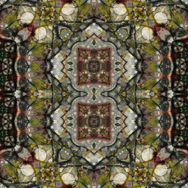 Kusursuz desen. Kusursuz bir doku. Soyut sonsuz desen. kaleydoskop