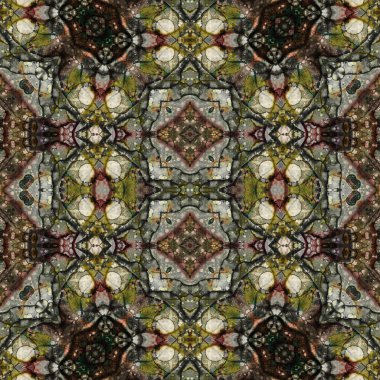 Kusursuz desen. Kusursuz bir doku. Soyut sonsuz desen. kaleydoskop