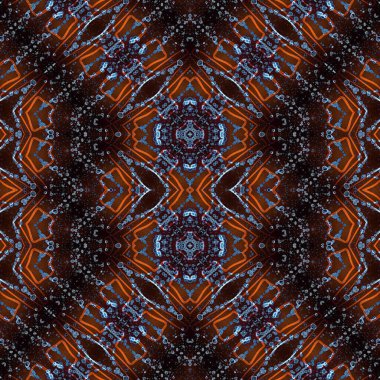 Kusursuz desen. Kusursuz bir doku. Soyut sonsuz desen. kaleydoskop