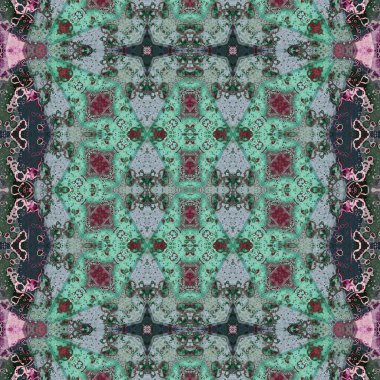 Kusursuz desen. Kusursuz bir doku. Soyut sonsuz desen. kaleydoskop