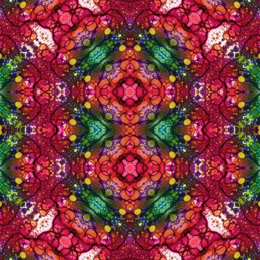 Kusursuz desen. Kusursuz bir doku. Soyut sonsuz desen. kaleydoskop