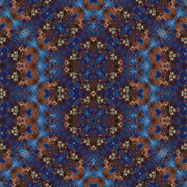 Kusursuz retro desen. Kusursuz sanat dokusu. Örülmüş halı