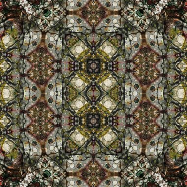 Kusursuz desen. Kusursuz bir doku. Soyut sonsuz desen. kaleydoskop