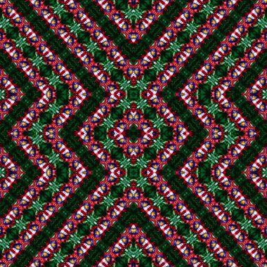 Kusursuz desen. Kusursuz bir doku. Soyut sonsuz desen. kaleydoskop