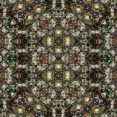 Kusursuz desen. Kusursuz bir doku. Soyut sonsuz desen. kaleydoskop