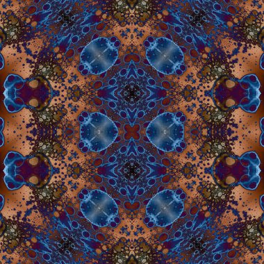 Kusursuz desen. Kusursuz bir doku. Soyut sonsuz desen. kaleydoskop