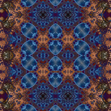 Kusursuz desen. Kusursuz bir doku. Soyut sonsuz desen. kaleydoskop