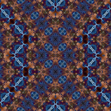 Kusursuz desen. Kusursuz bir doku. Soyut sonsuz desen. kaleydoskop