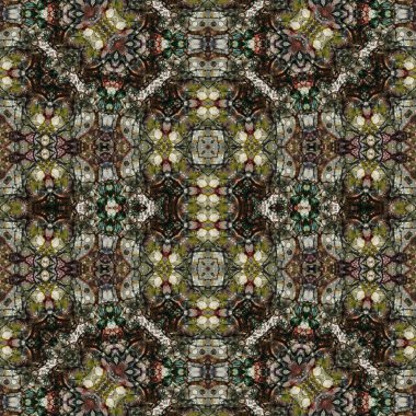 Kusursuz desen. Kusursuz bir doku. Soyut sonsuz desen. kaleydoskop