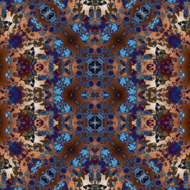 Kusursuz desen. Kusursuz bir doku. Soyut sonsuz desen. kaleydoskop