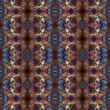 Kusursuz desen. Kusursuz bir doku. Soyut sonsuz desen. kaleydoskop