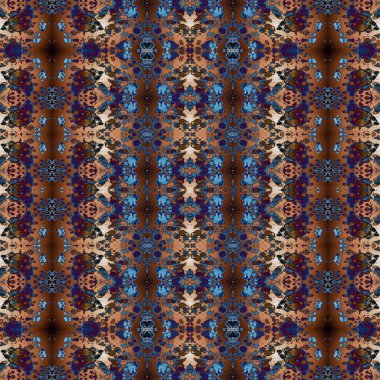 Kusursuz desen. Kusursuz bir doku. Soyut sonsuz desen. kaleydoskop