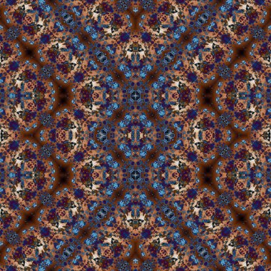 Kusursuz desen. Kusursuz bir doku. Soyut sonsuz desen. kaleydoskop