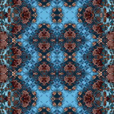 Kusursuz desen. Kusursuz bir doku. Soyut sonsuz desen. kaleydoskop