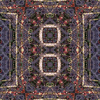 Kusursuz desen. Kusursuz bir doku. Soyut sonsuz desen. kaleydoskop