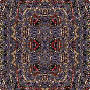 Kusursuz desen. Kusursuz bir doku. Soyut sonsuz desen. kaleydoskop