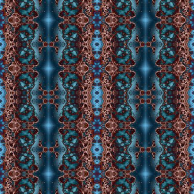 Kusursuz desen. Kusursuz bir doku. Soyut sonsuz desen. kaleydoskop