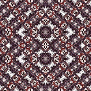 Kusursuz retro desen. Kusursuz sanat dokusu. Örülmüş halı