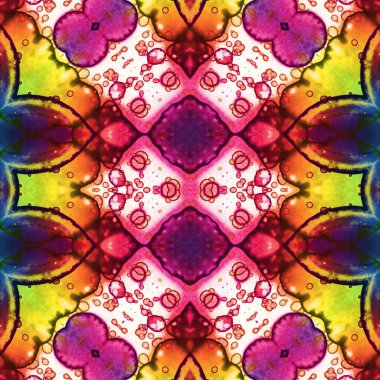 Kusursuz desen. Kusursuz bir doku. Soyut sonsuz desen. kaleydoskop