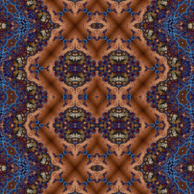 Kusursuz desen. Kusursuz bir doku. Soyut sonsuz desen. kaleydoskop