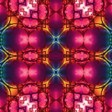 Kusursuz desen. Kusursuz bir doku. Soyut sonsuz desen. kaleydoskop