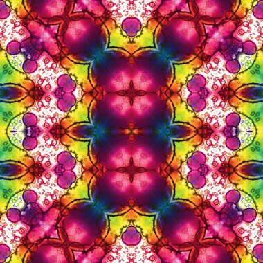 Kusursuz desen. Kusursuz bir doku. Soyut sonsuz desen. kaleydoskop