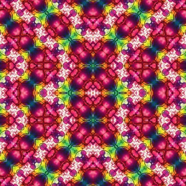 Kusursuz desen. Kusursuz bir doku. Soyut sonsuz desen. kaleydoskop