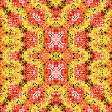 Kusursuz desen. Kusursuz bir doku. Soyut sonsuz desen. kaleydoskop