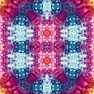 Kusursuz desen. Kusursuz bir doku. Soyut sonsuz desen. kaleydoskop