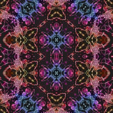 Kusursuz desen. Kusursuz bir doku. Soyut sonsuz desen. kaleydoskop