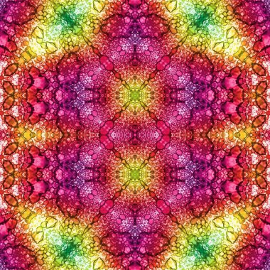 Kusursuz desen. Kusursuz bir doku. Soyut sonsuz desen. kaleydoskop