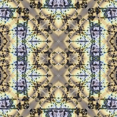 Kusursuz desen. Kusursuz bir doku. Soyut sonsuz desen. kaleydoskop