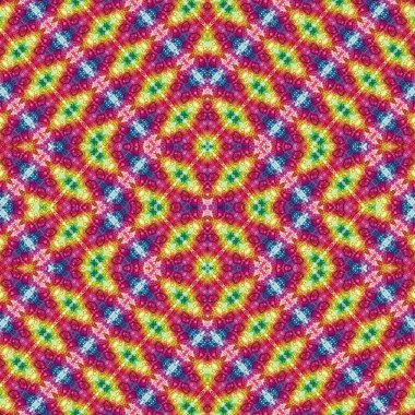 Kusursuz desen. Kusursuz bir doku. Soyut sonsuz desen. kaleydoskop