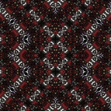 Kusursuz desen. Kusursuz bir doku. Soyut sonsuz desen. kaleydoskop