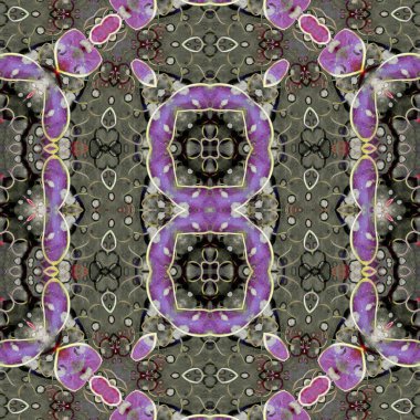 Kusursuz desen. Kusursuz bir doku. Soyut sonsuz desen. kaleydoskop