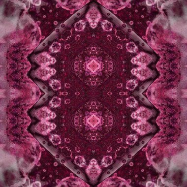 Kusursuz desen. Kusursuz bir doku. Soyut sonsuz desen. kaleydoskop