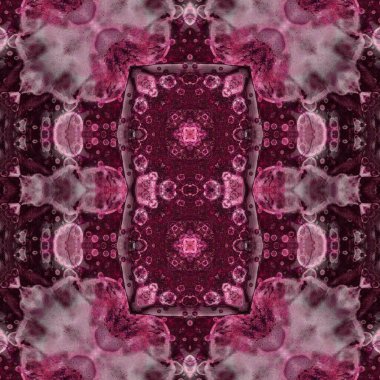 Kusursuz desen. Kusursuz bir doku. Soyut sonsuz desen. kaleydoskop