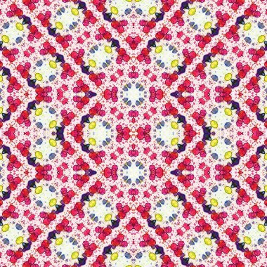 Kusursuz desen. Kusursuz bir doku. Soyut sonsuz desen. kaleydoskop