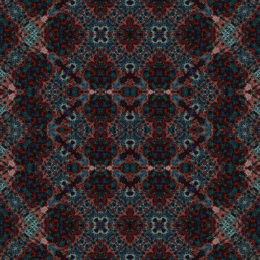 Kusursuz retro desen. Kusursuz sanat dokusu. Örülmüş halı