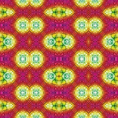 Kusursuz desen. Kusursuz bir doku. Soyut sonsuz desen. kaleydoskop