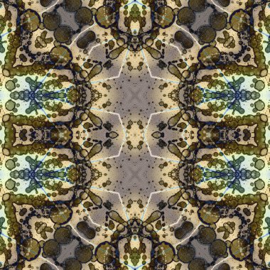 Kusursuz desen. Kusursuz bir doku. Soyut sonsuz desen. kaleydoskop