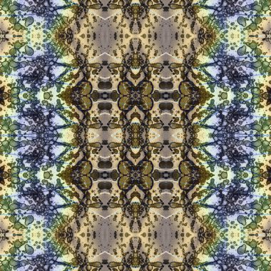 Kusursuz desen. Kusursuz bir doku. Soyut sonsuz desen. kaleydoskop