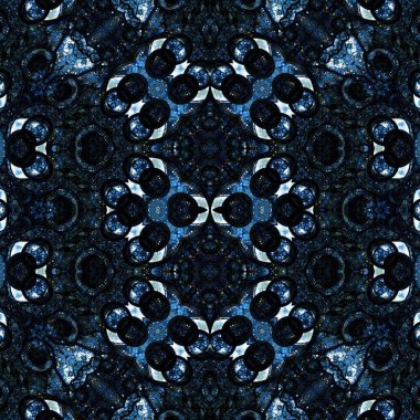 Kusursuz desen. Kusursuz bir doku. Soyut sonsuz desen. kaleydoskop