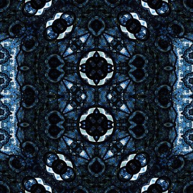 Kusursuz desen. Kusursuz bir doku. Soyut sonsuz desen. kaleydoskop