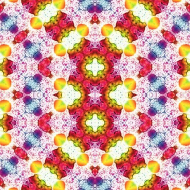 Kusursuz desen. Kusursuz bir doku. Soyut sonsuz desen. kaleydoskop