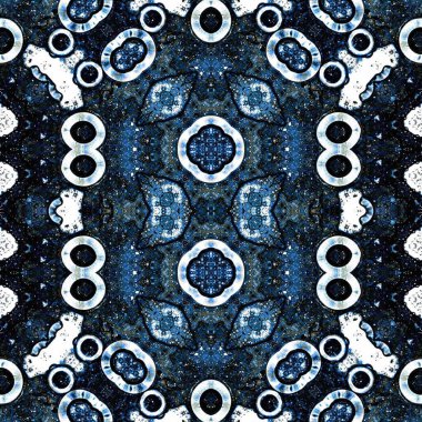 Kusursuz desen. Kusursuz bir doku. Soyut sonsuz desen. kaleydoskop